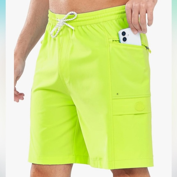 Northyard Other - Northyard Neon Green Men's Shorts Size XXL